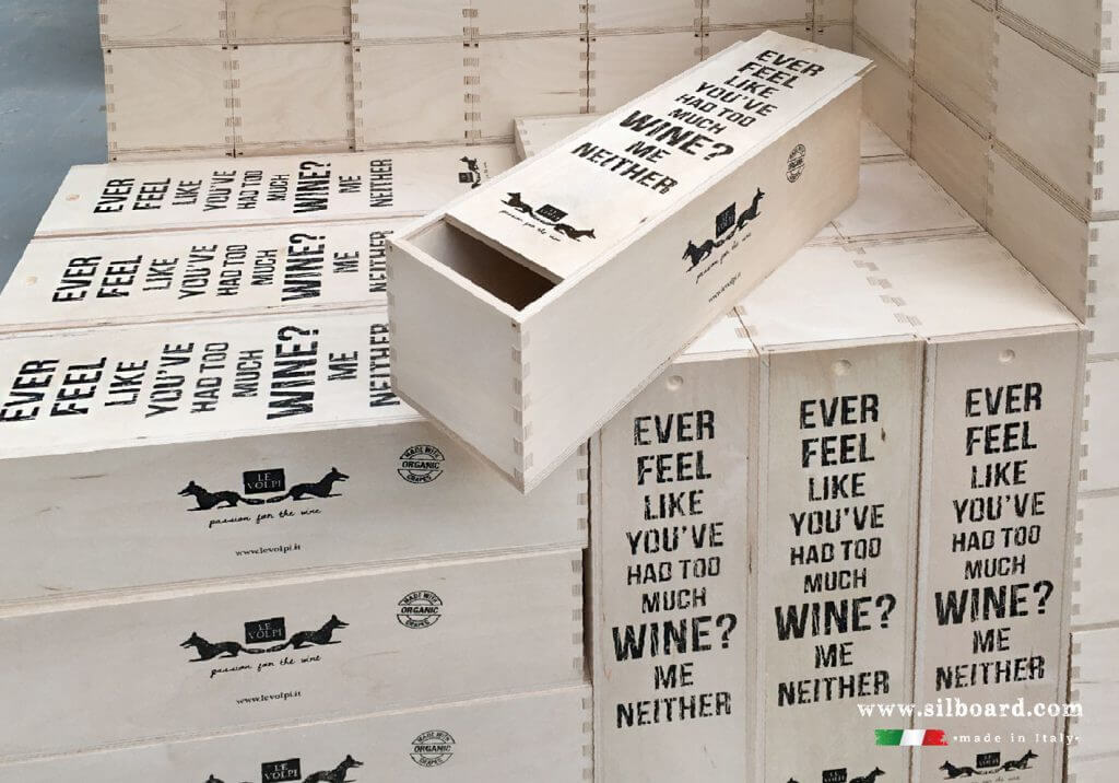 Scatola di vino in legno personalizzabile: scatola di bottiglie di vino  personalizzata